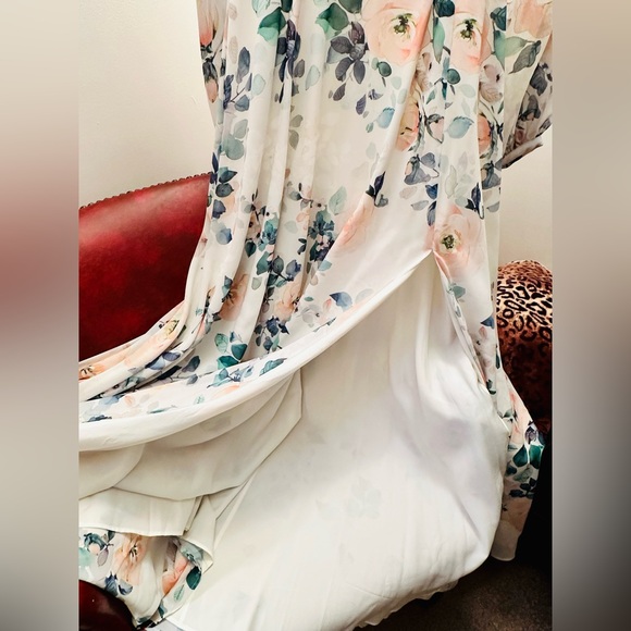 SALE Yumi Kim for Anthropologie Melissa Floral Maxi Dress in Sunday Rose, Size 2 - Picture 8 of 9